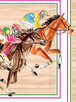 Paper Cocktail Napkins 20 Ct Derby Rider Rosanne Beck