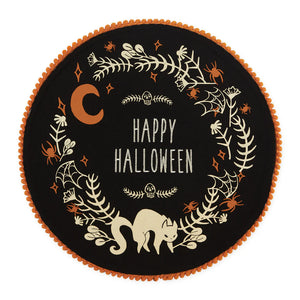 Spooky Wreath Embellished Round Placemat