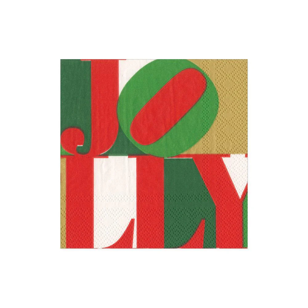 Holly Jolly Cocktail Napkin