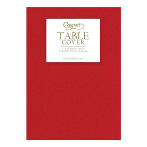 Red Tablecloth Paper Linen