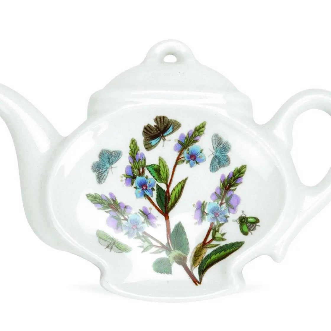 Botanic Garden Teapot-Shaped Spoon Rest - Earthenware Botanic Garden