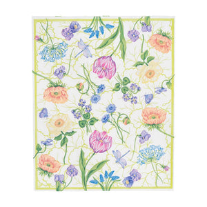 Floral Majolica Guest Towel