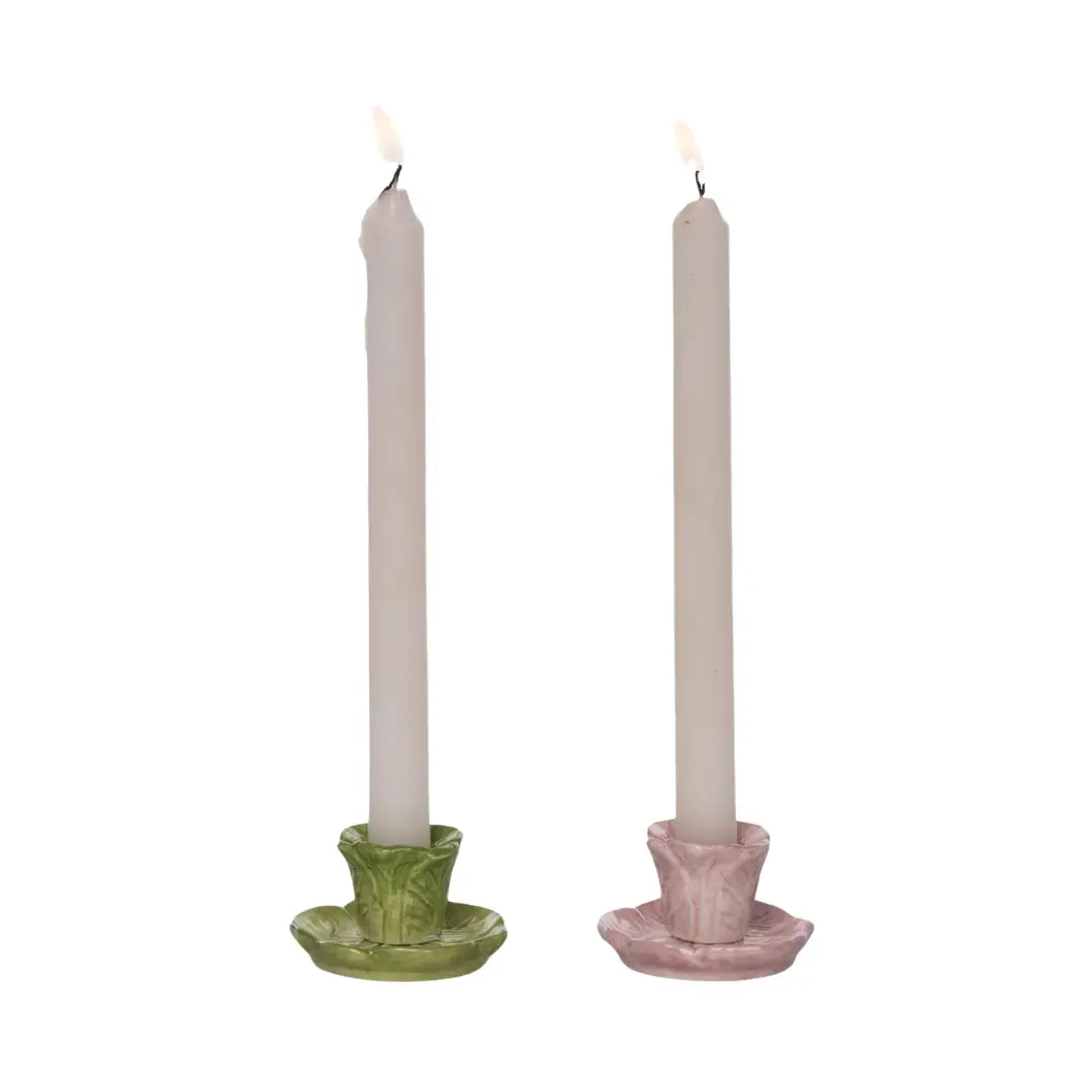 Cabbage Candle Holders Set of 2 Easter Home Décor