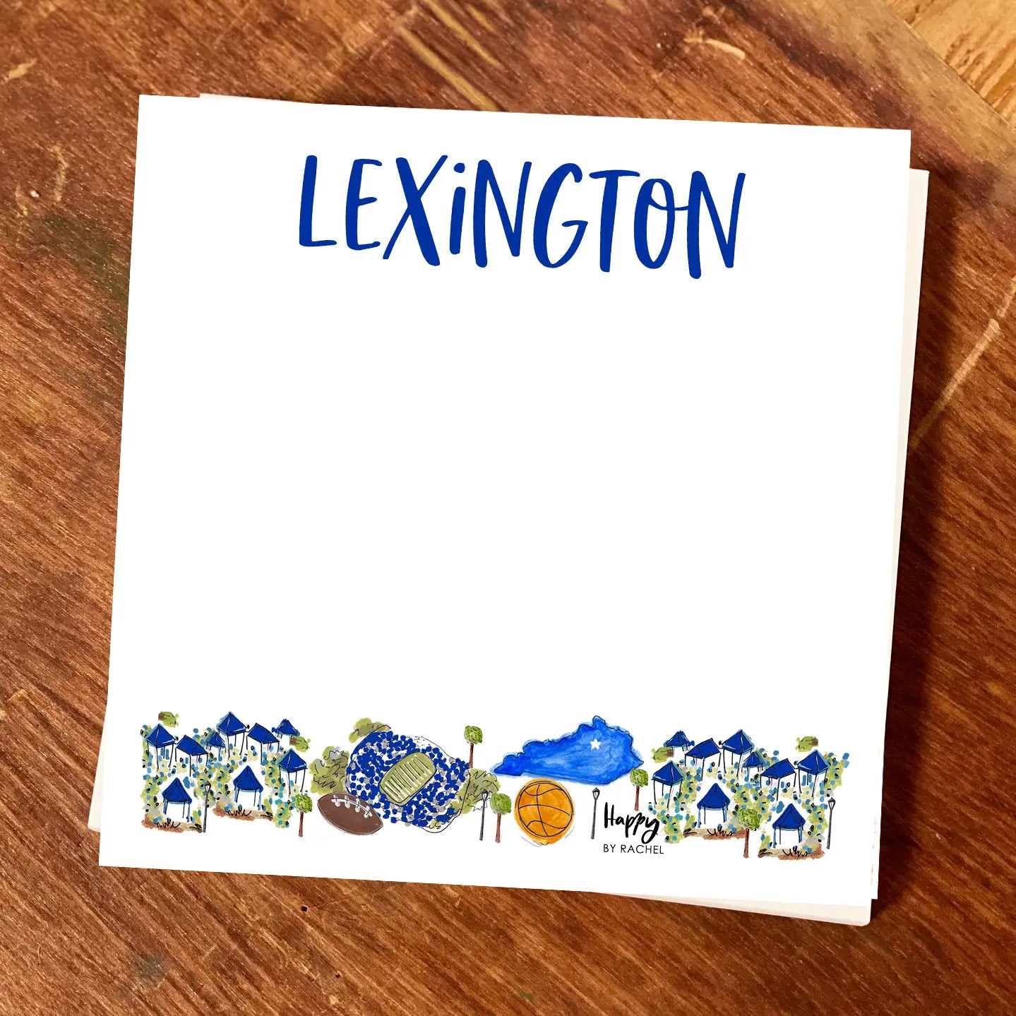 Lexington, KY Chunky Notepad-Stationery-100 Pages