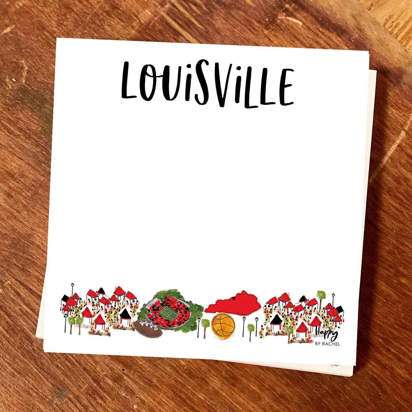 Louisville, KY Chunky Notepad-Stationery-100 Pages