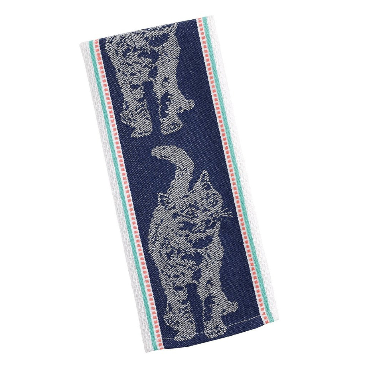 Jacquard Cat Dishtowel