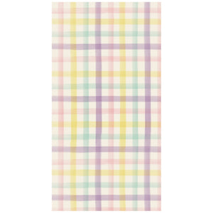 Spring Plaid Guest Napkin