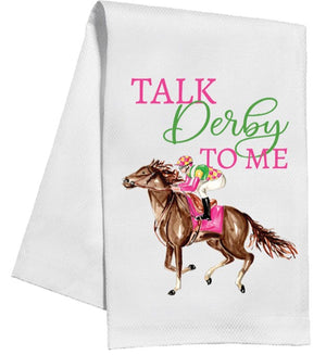Talk Derby to Me Kitchen Towel
