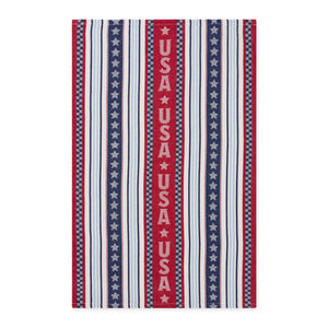 USA Stripes Jacquard Dishtowel