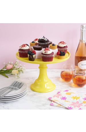 Yellow Melamine Cake Stand