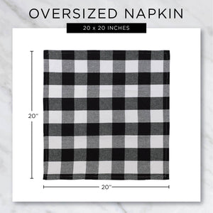 Holiday Houndstooth Plaid Napkin