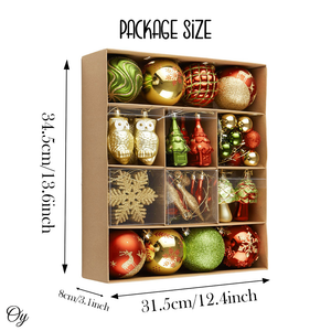 Super Large Enchanted Christmas Forest Ornament Bundle Set