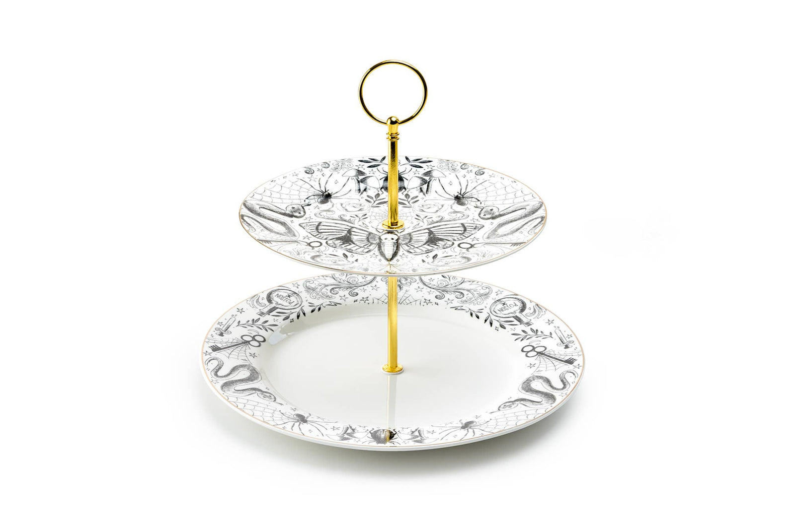 Mystic Web Fine Porcelain 2-Tier Server