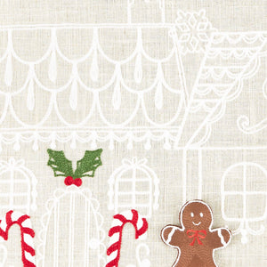 Gingerbread Town Embellished Placemat