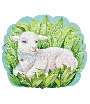 Die Cut Lamb Placemat