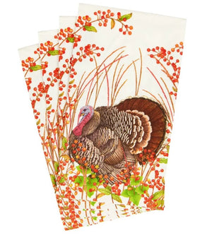 Turkey and Berries Guest Towel