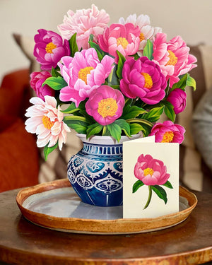 Peony Paradise Pop-up Greeting Cards