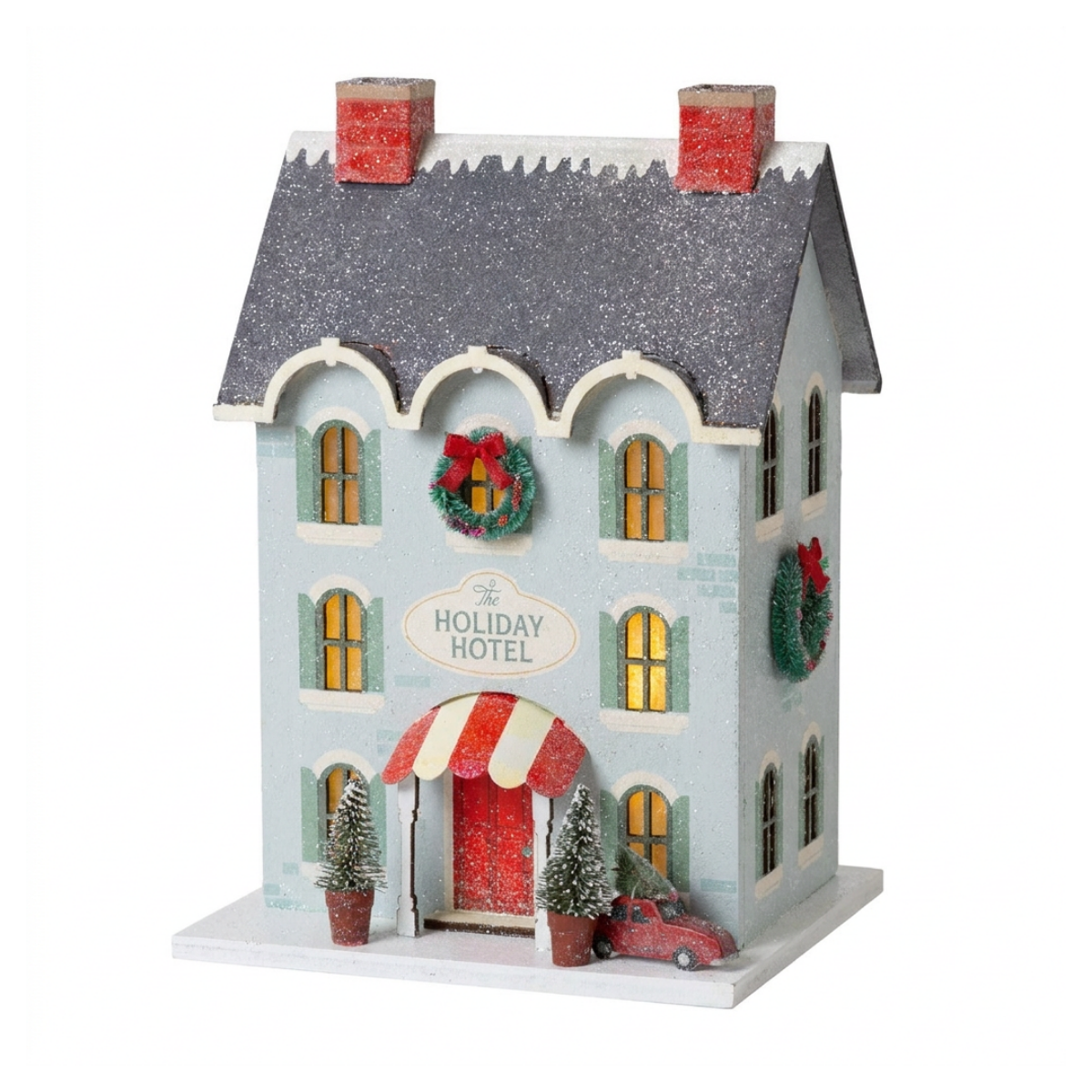 VIL1352 - Light Up Christmas Village Holiday Hotel