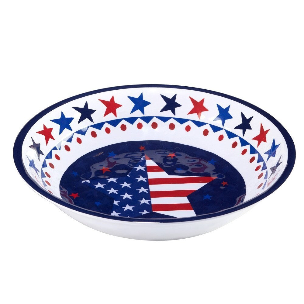 Stars And Stripes Large Serving Bowl