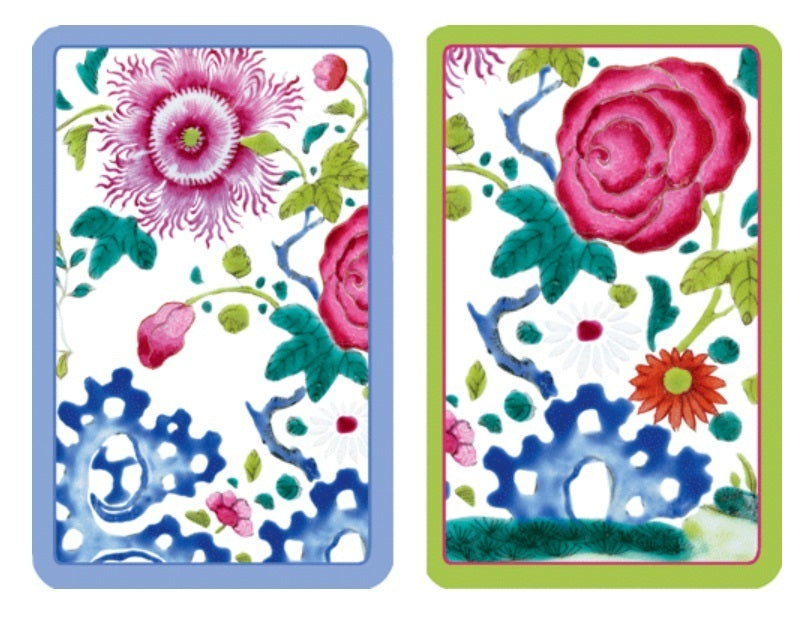 Floral Porcelain Playing Cards