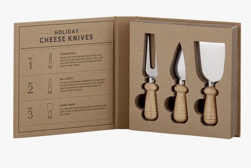 Cheese Knives Gift Book Box