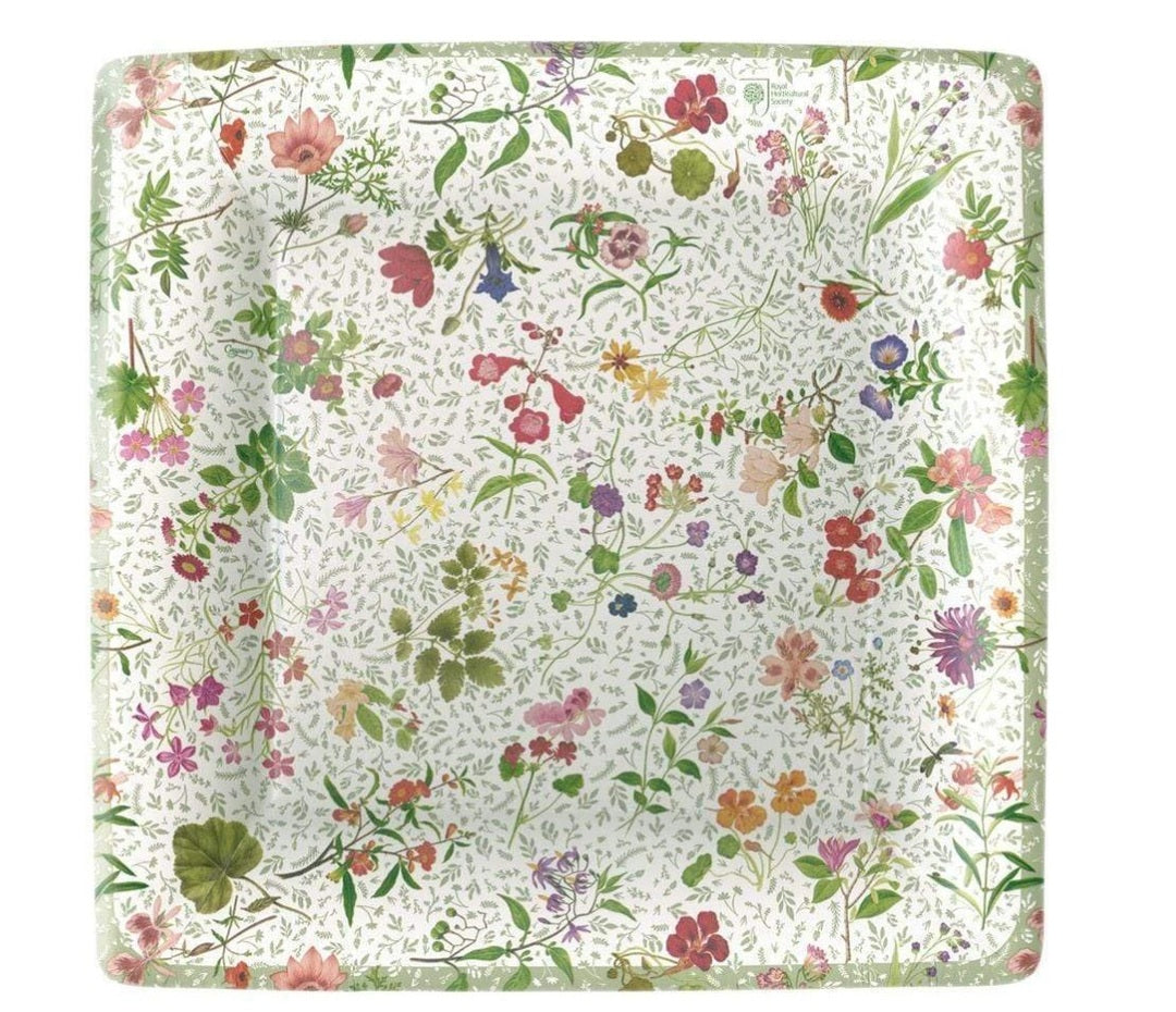 English Country Garden Paper Plate