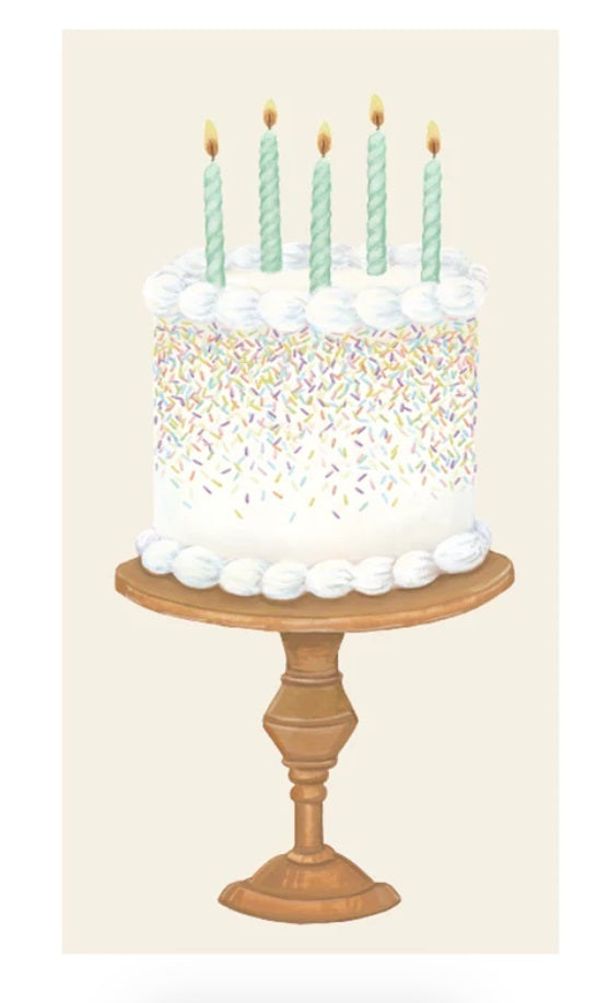 Birthday Cake Guest Napkin - pack of 16