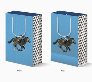 Race Horse and Horse Shoes - Gift Bag