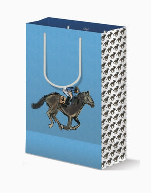 Race Horse and Horse Shoes - Gift Bag