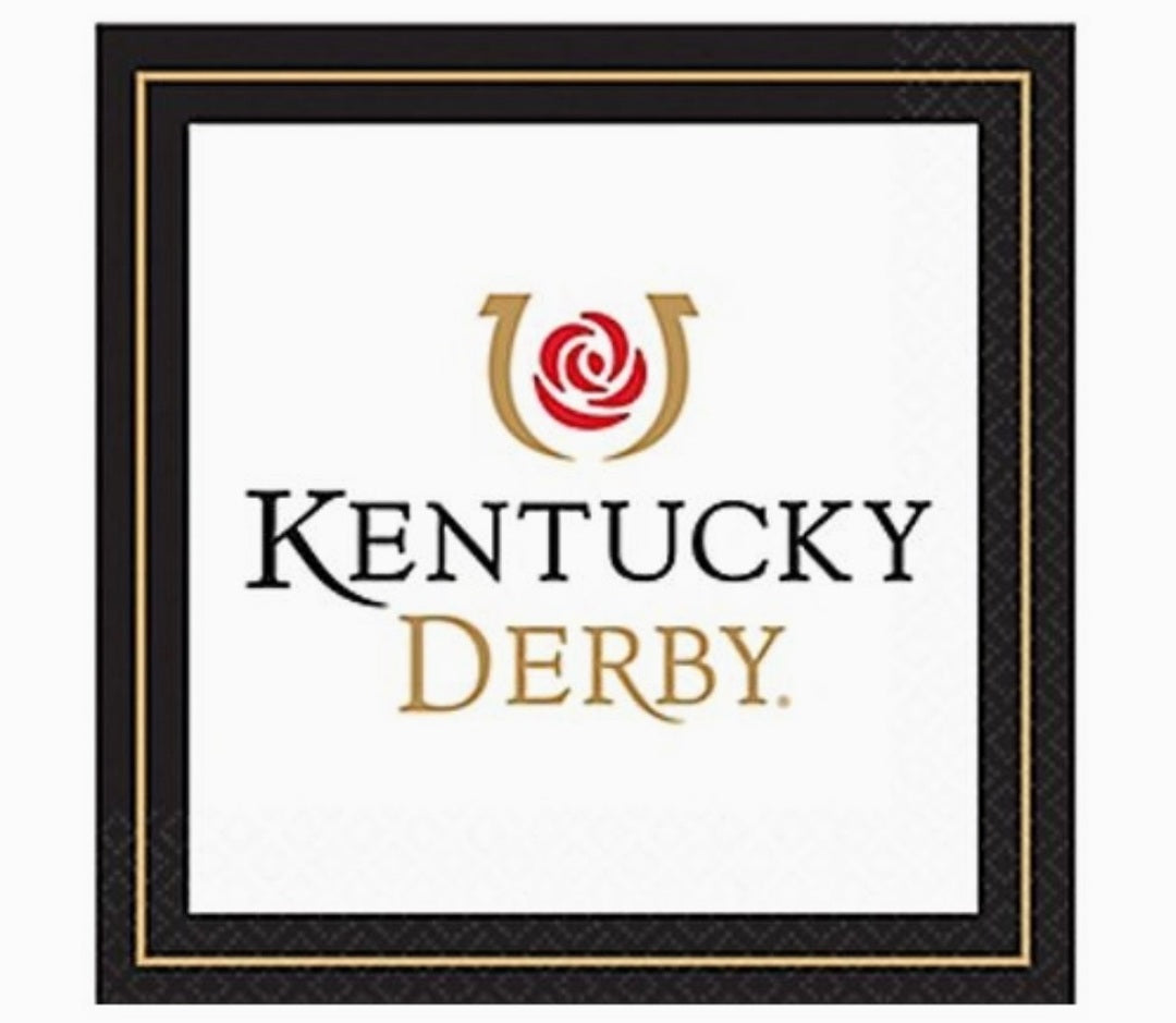 Kentucky Derby Icon Beverage Napkins