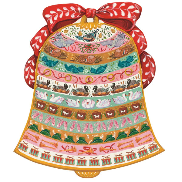 Twelve Days of Christmas Bell Placemat