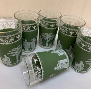 Green Roman Glasses S6