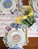 Pink Stripe Table Runner