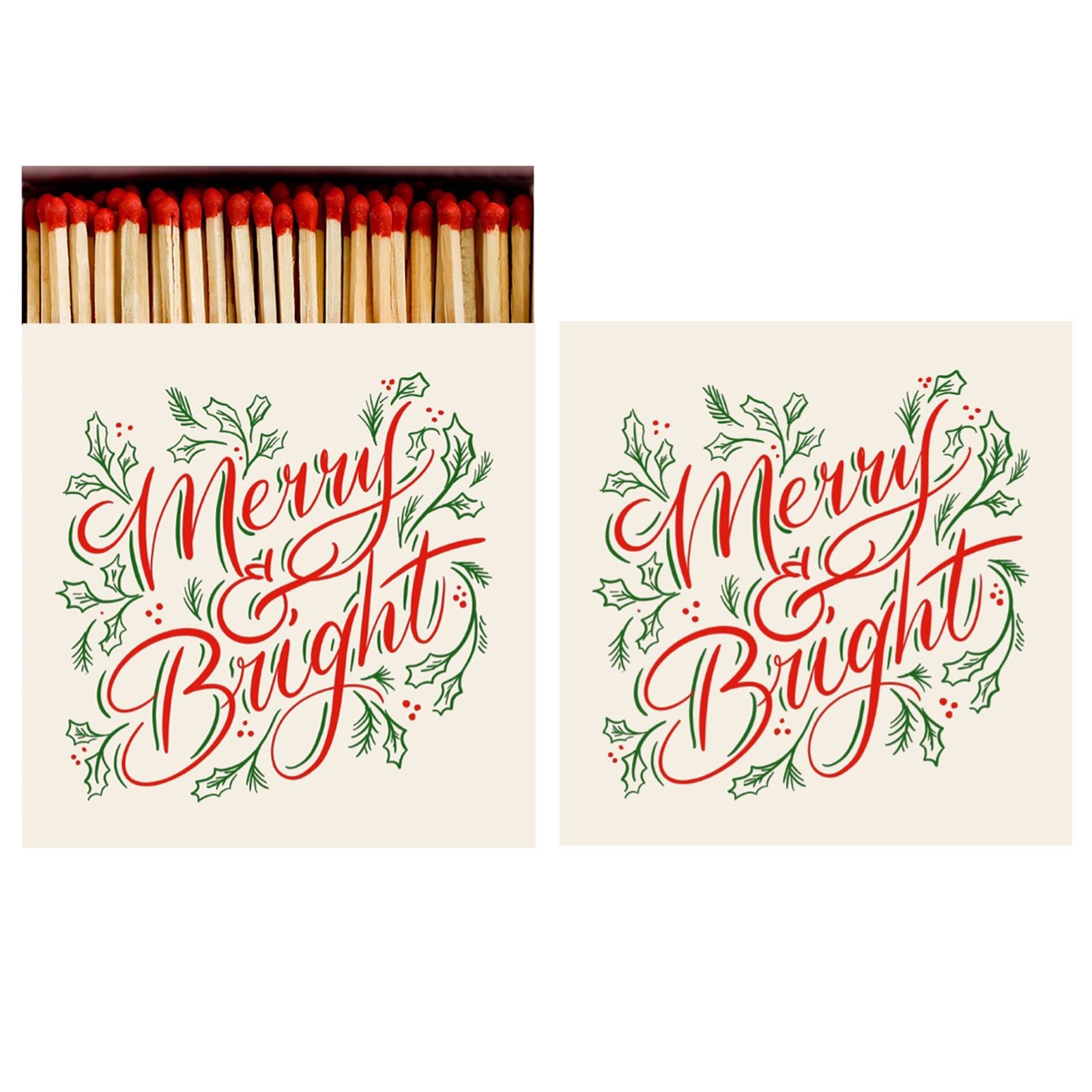 Merry & Bright Matches Box Of 60